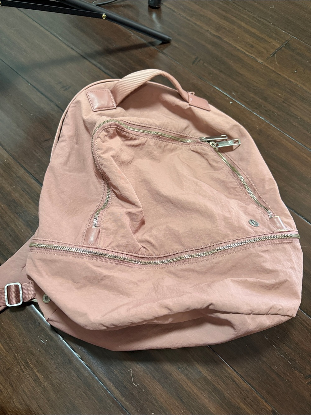 Lululemon Blush dusty pink Everyday Backpack flaws